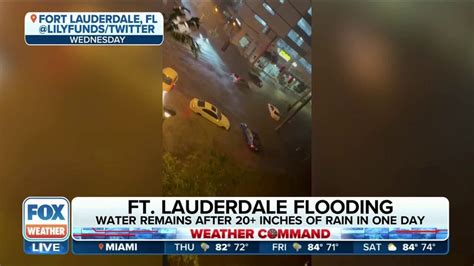 More rain fell in Fort Lauderdale on Wednesday than in all of 2022 in the Twin Cities